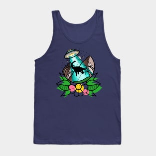 UFO Dinosaur Tank Top